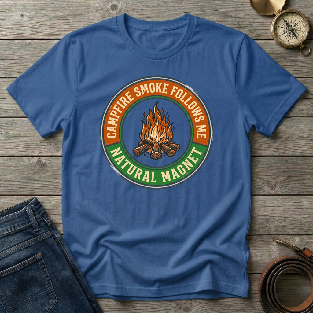 CAMPFIRE SMOKE FOLLOWS ME T-SHIRT