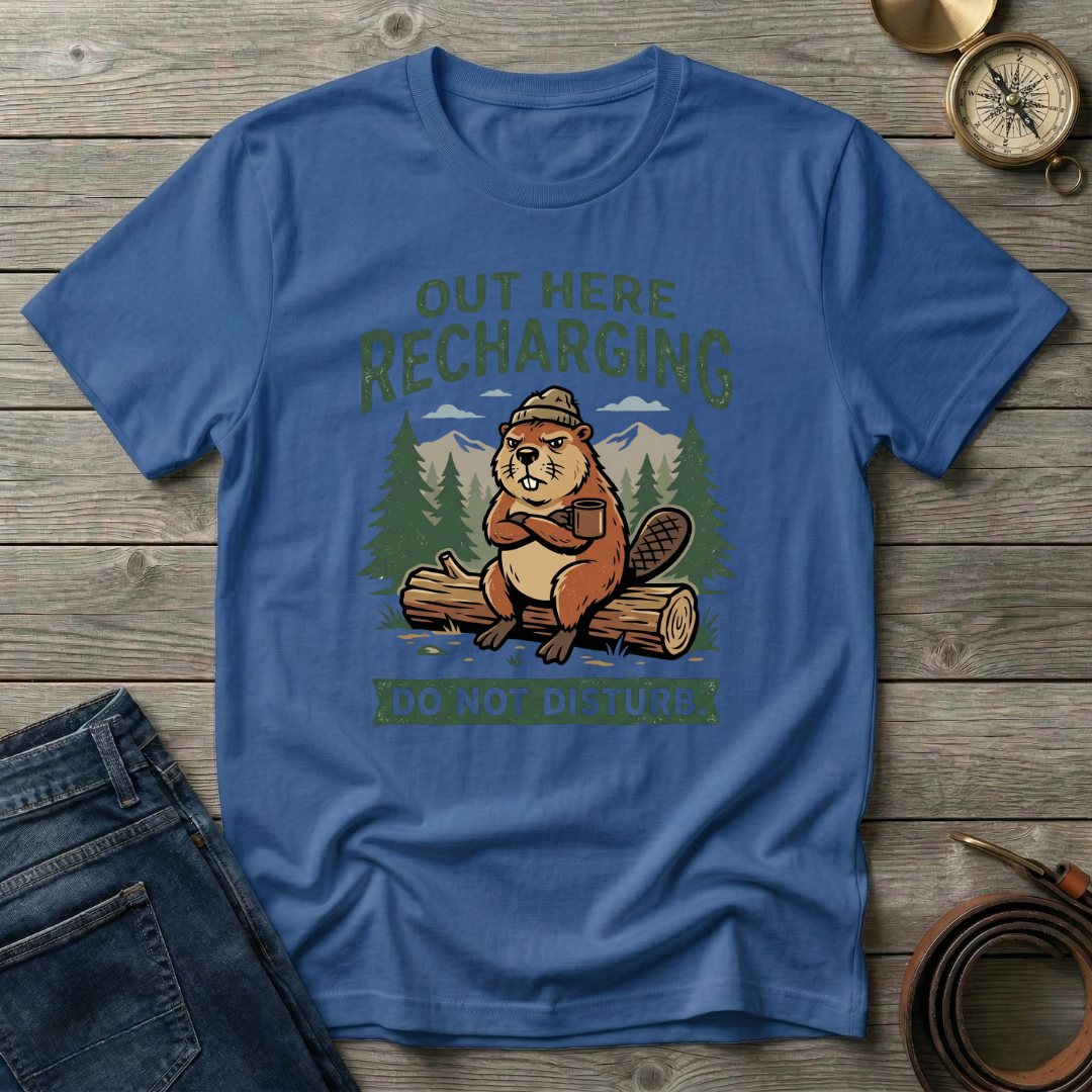 OUT HERE RECHARGING T-SHIRT