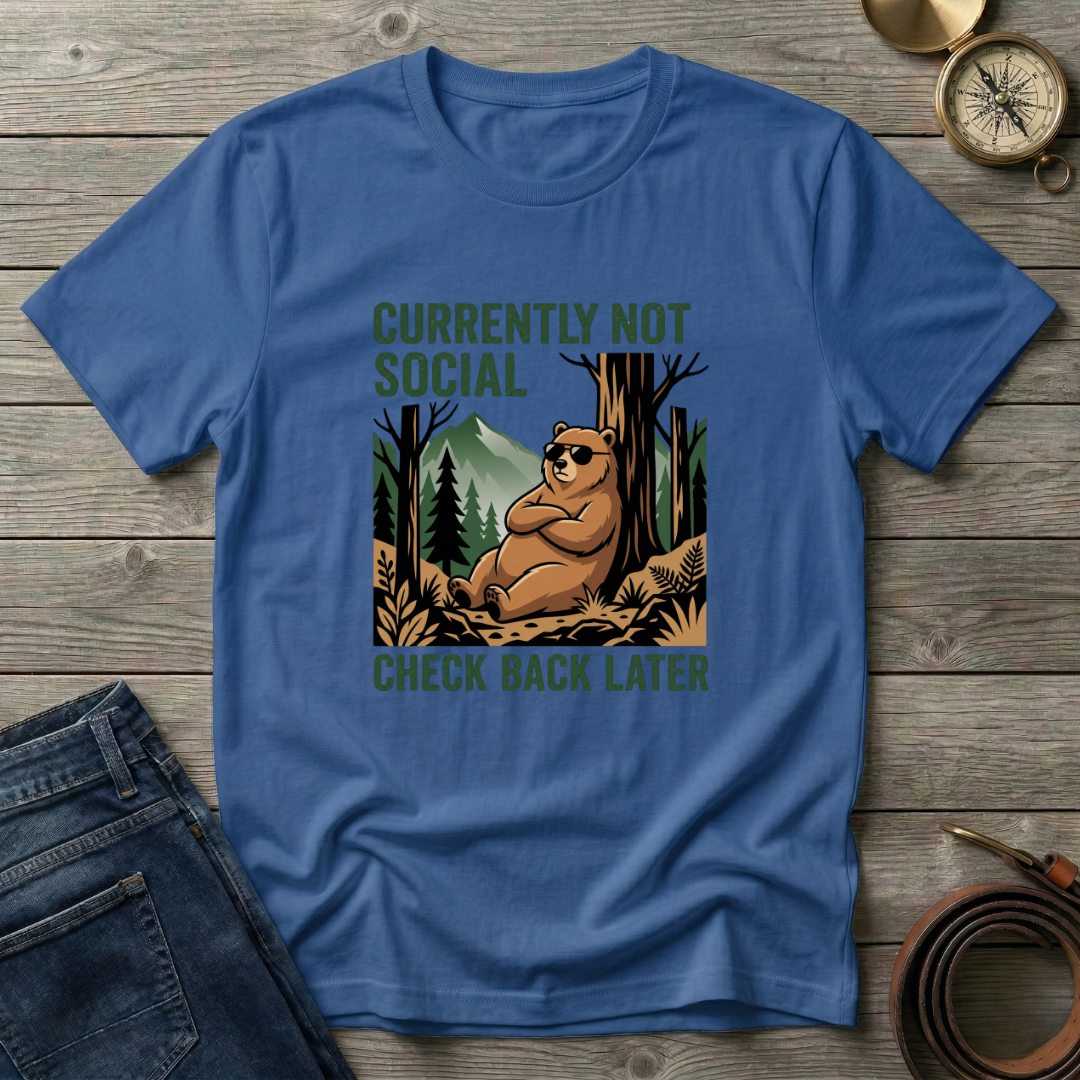 CURRENTLY NOT SOCIAL T-SHIRT