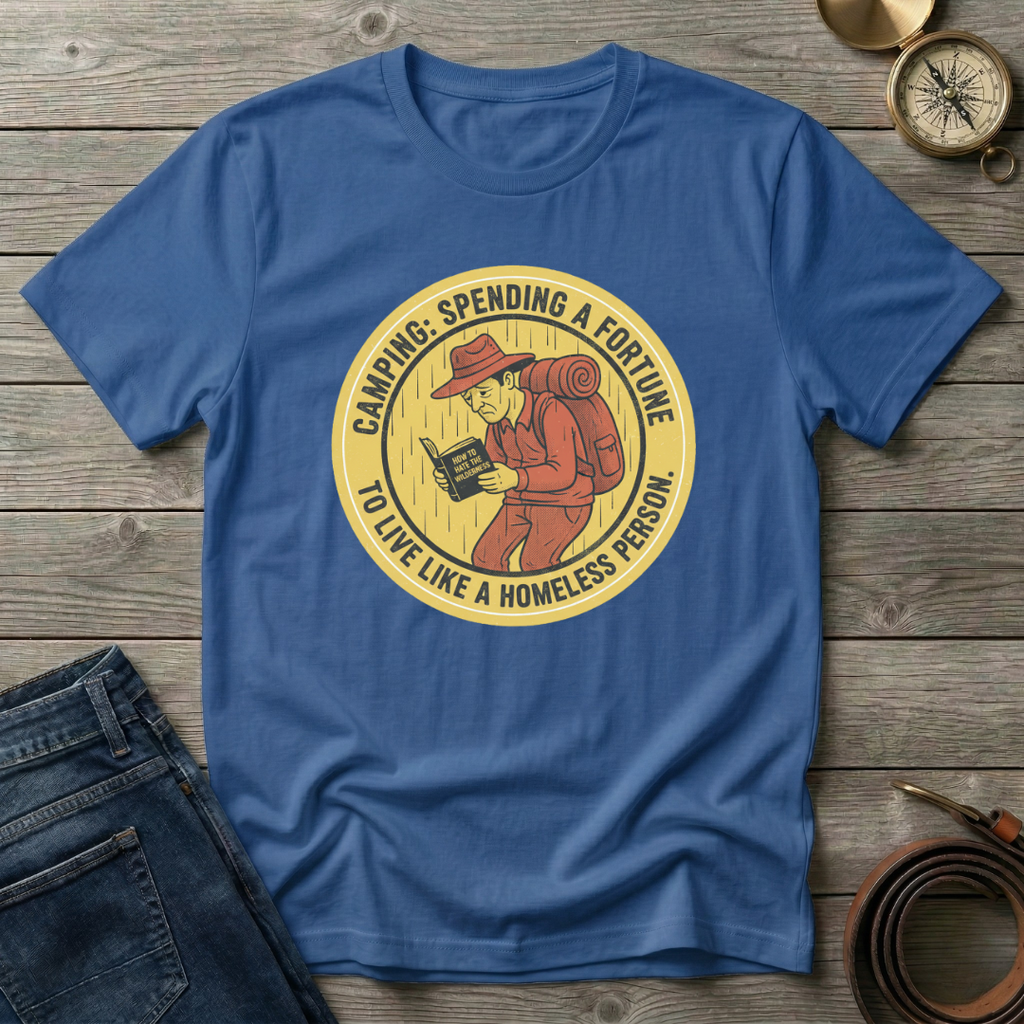 CAMPING SPENDING T-SHIRT