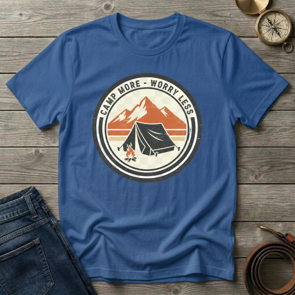 CAMP MORE WORRY LESS T-SHIRT