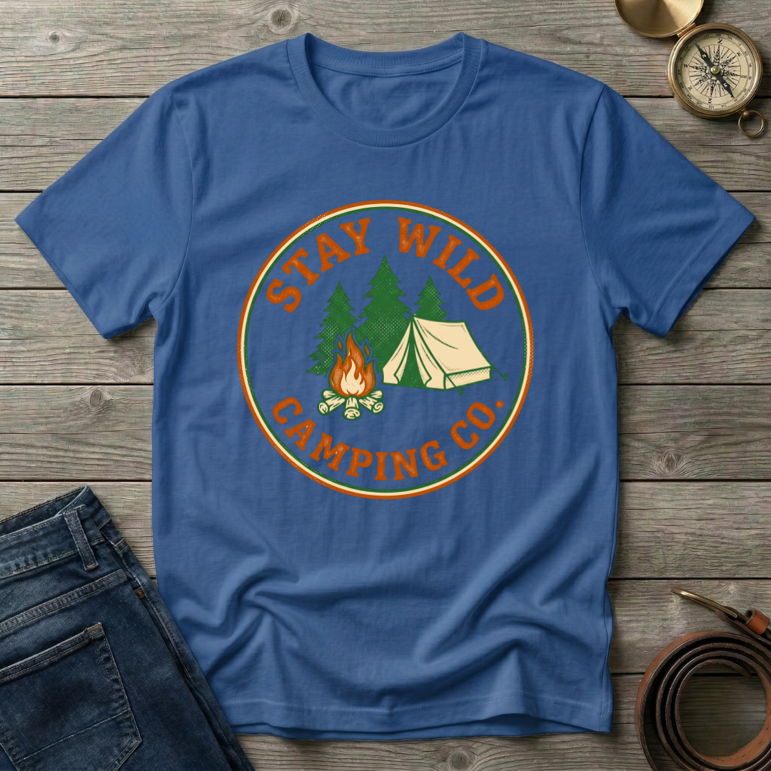 STAY WILD CAMPING CO T-SHIRT