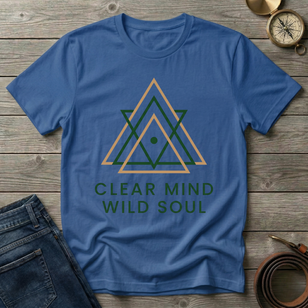 CLEAR MIND WILD SOUL T-SHIRT