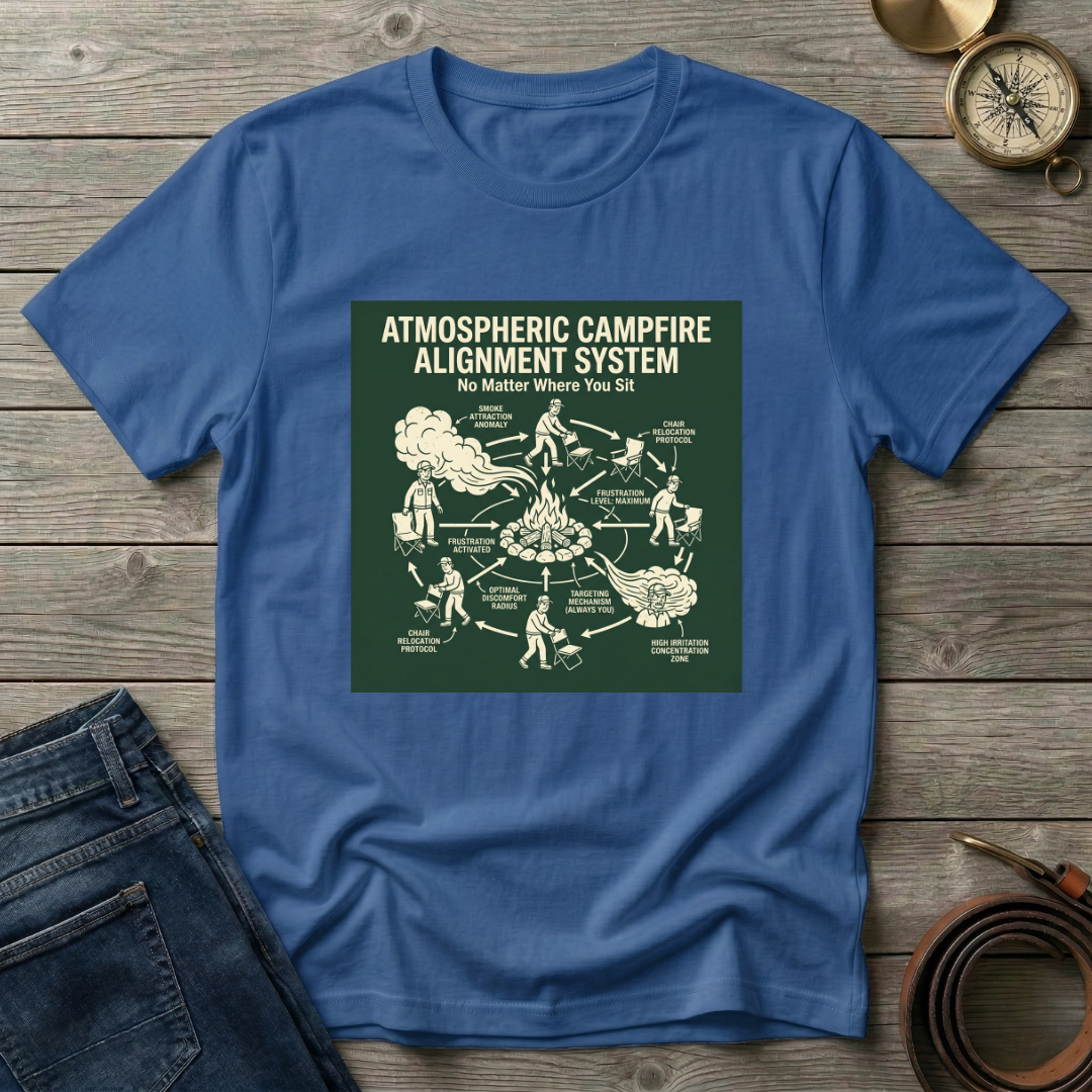 ATMOSPHERIC CAMPFIRE ALIGNMENT SYSTEM T-SHIRT