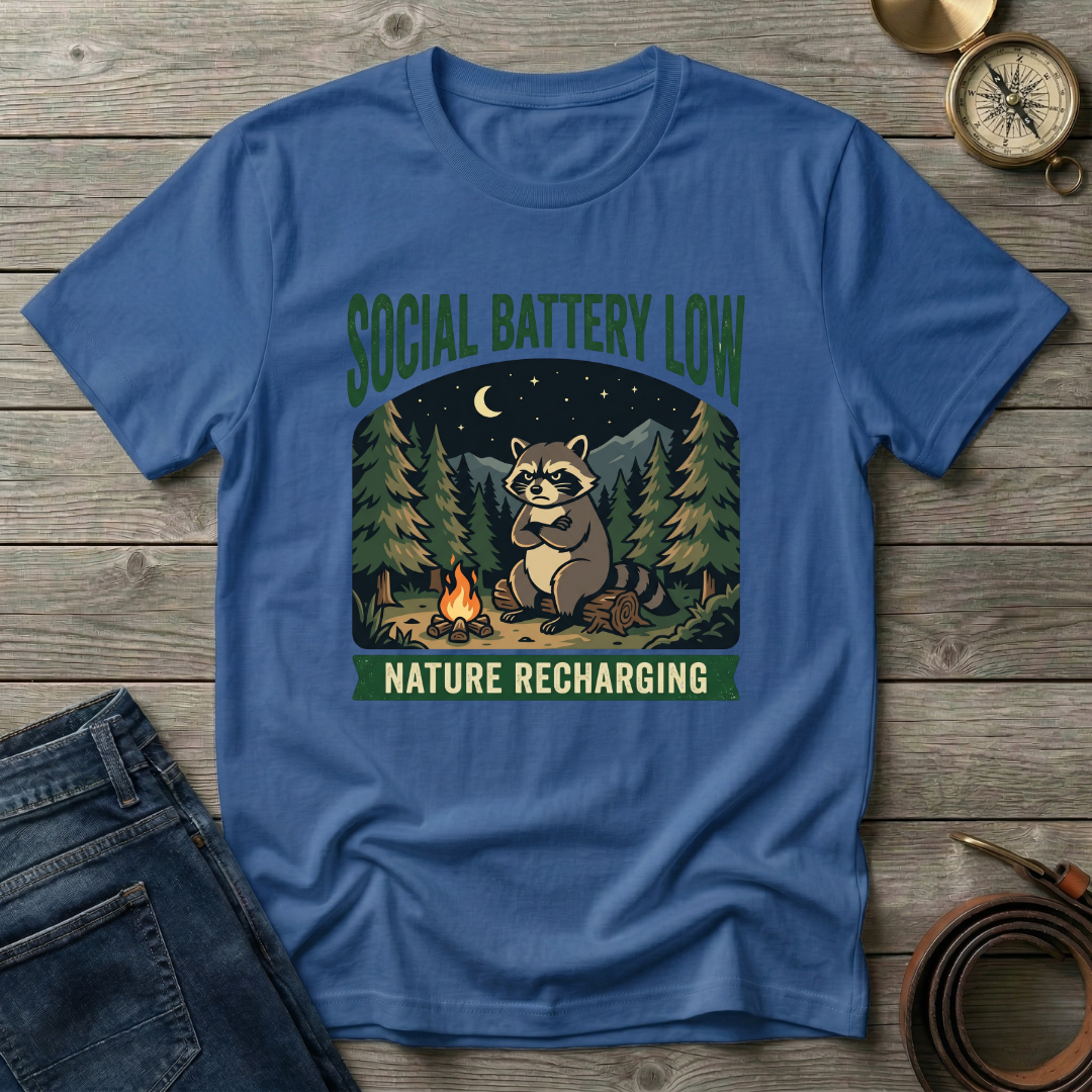 SOCIAL BATTERY LOW T-SHIRT
