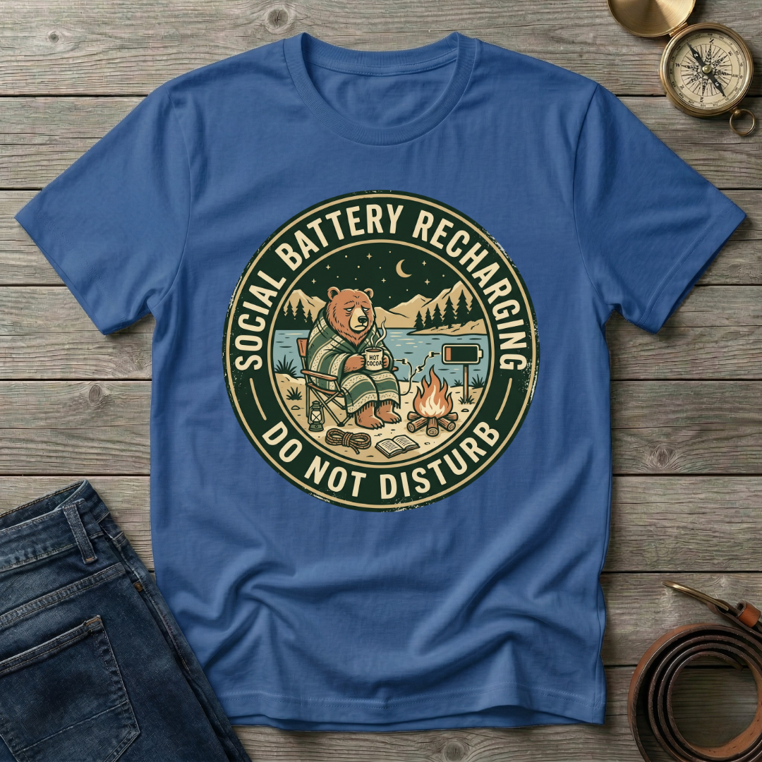 SOCIAL BATTERY RECHARGING T-SHIRT