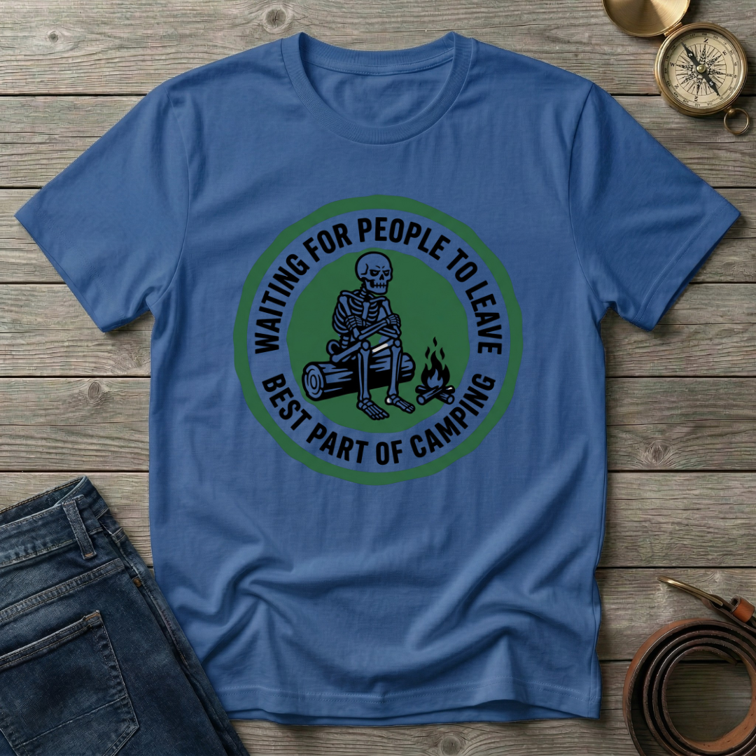WAITING FOR PEOPLE TO LEAVE T-SHIRT