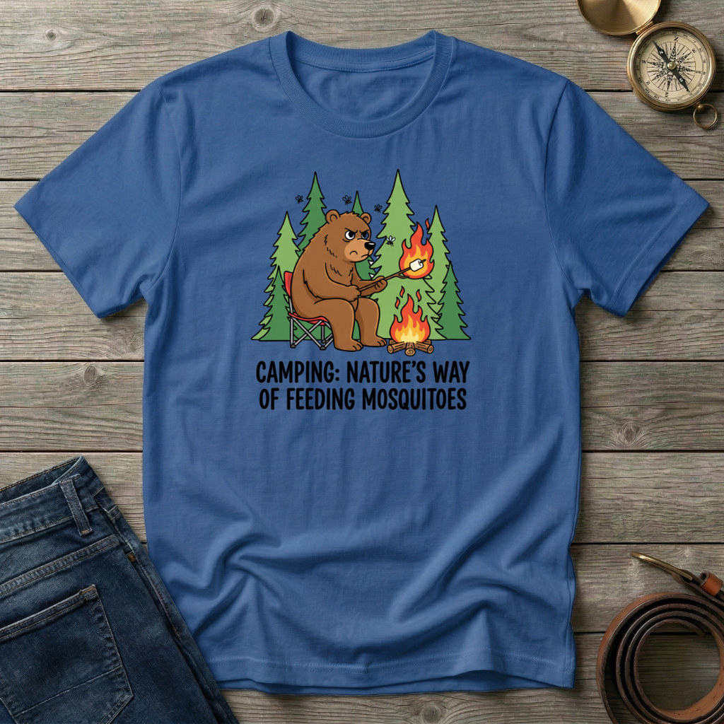 CAMPING NATURES WAY OF FEEDING MOSQUITOES T-SHIRT