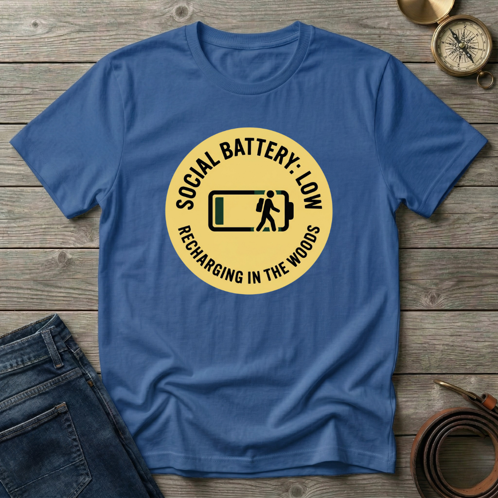SOCIAL BATTERY LOW T-SHIRT