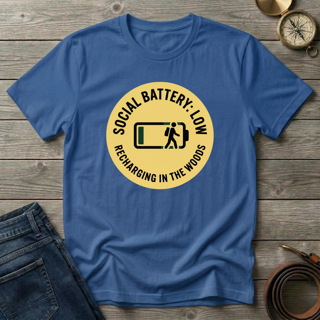 SOCIAL BATTERY LOW T-SHIRT