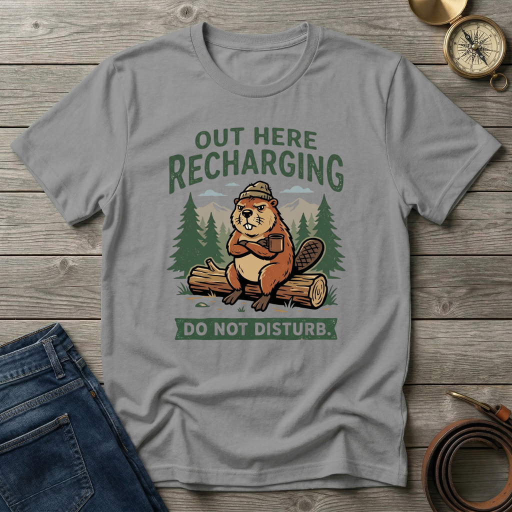 OUT HERE RECHARGING T-SHIRT
