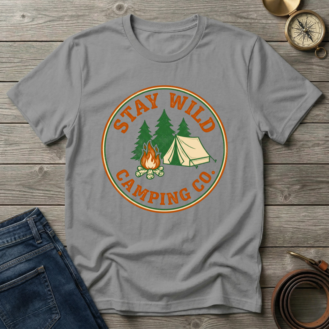 STAY WILD CAMPING CO T-SHIRT