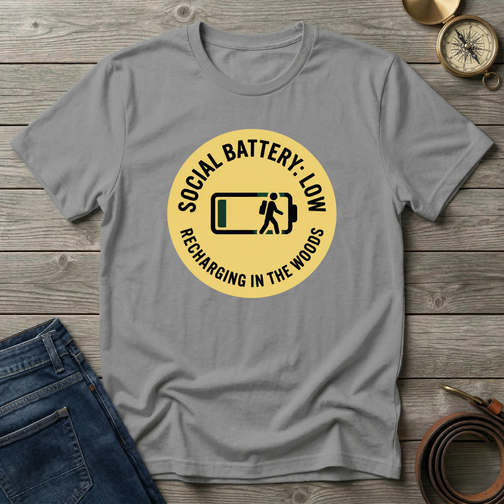 SOCIAL BATTERY LOW T-SHIRT