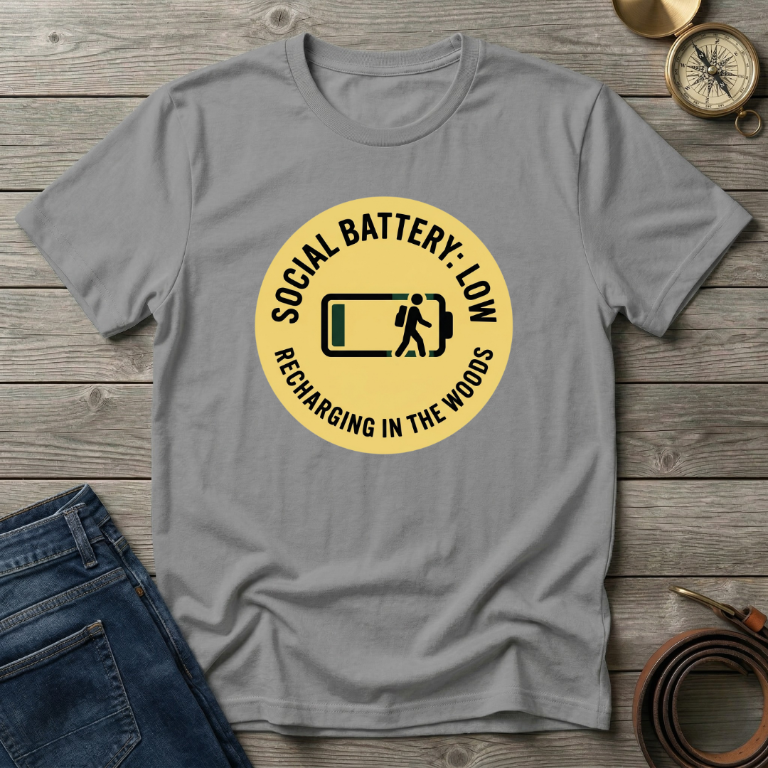 SOCIAL BATTERY LOW T-SHIRT