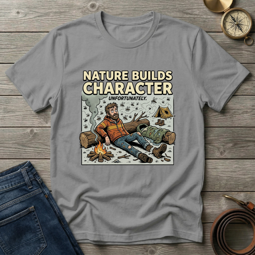 NATURE BUILDS CHARACTER T-SHIRT