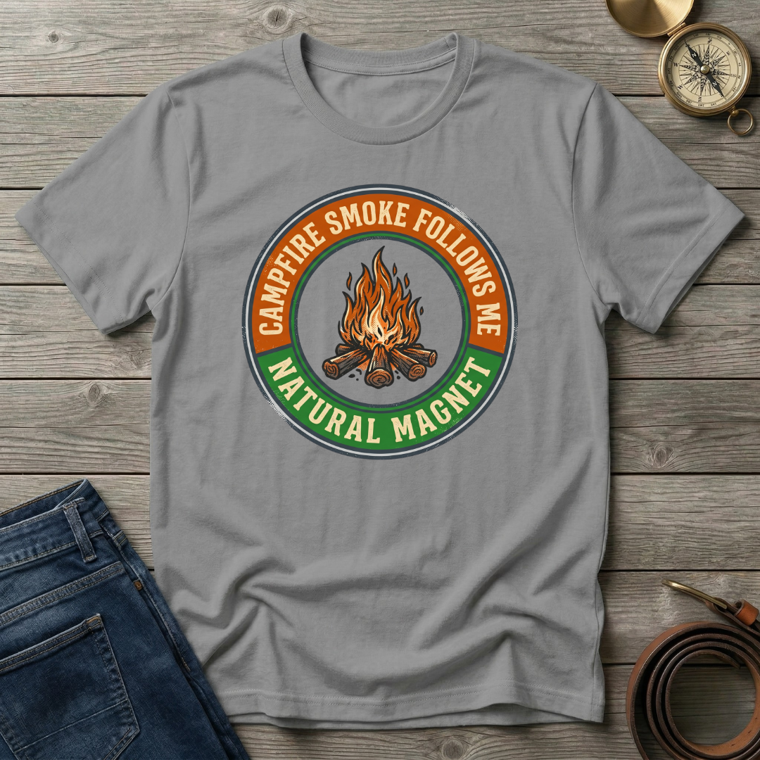 CAMPFIRE SMOKE FOLLOWS ME T-SHIRT