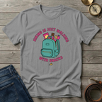 HIKING IS JUST WALKING WITH SNACKS T-SHIRT