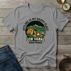 OFFLINE IS MY HAPPY PLACE T-SHIRT