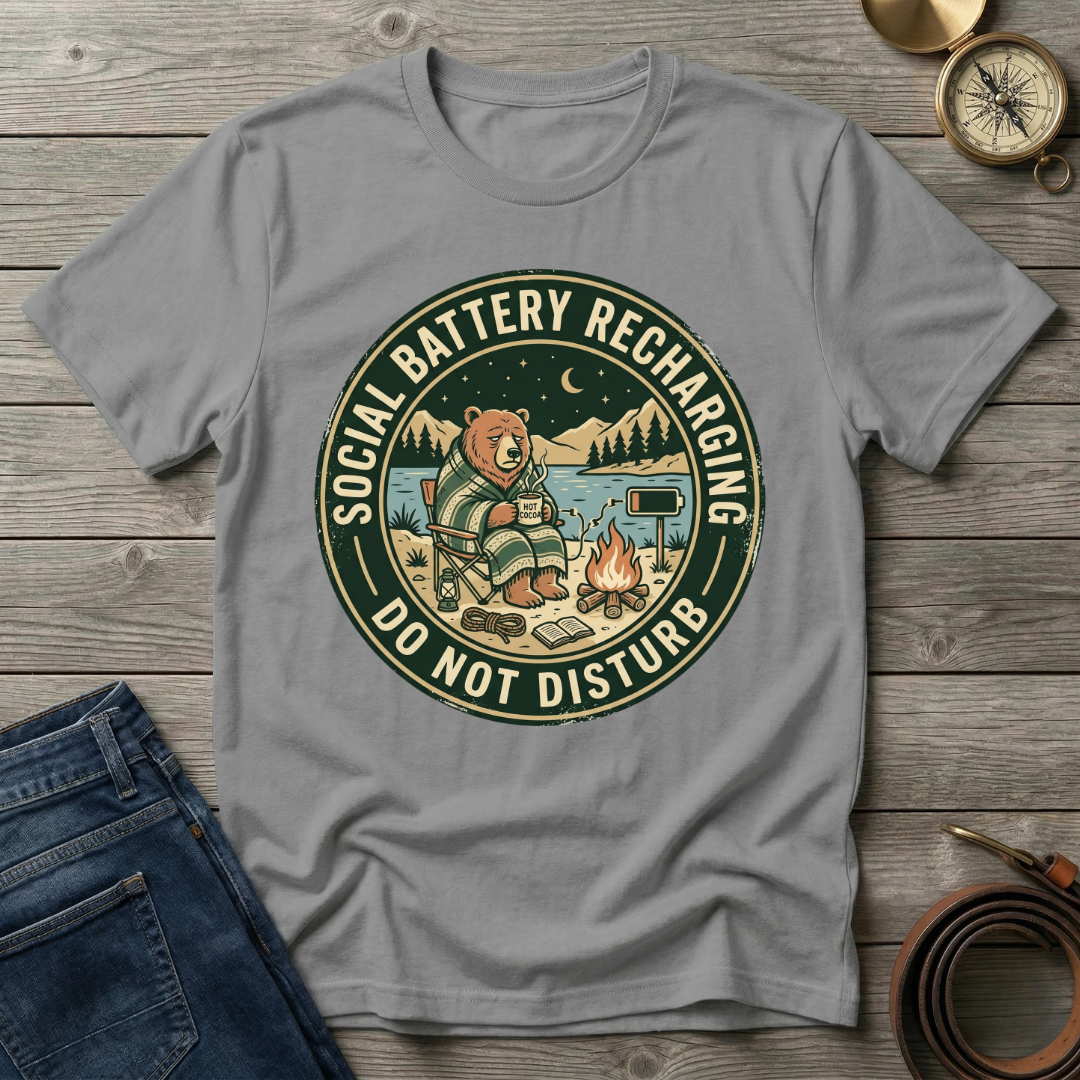 SOCIAL BATTERY RECHARGING T-SHIRT