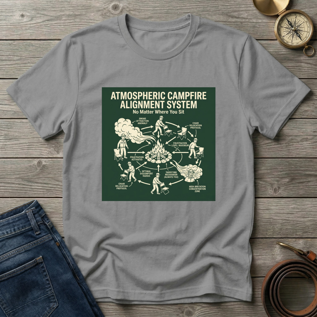 ATMOSPHERIC CAMPFIRE ALIGNMENT SYSTEM T-SHIRT