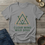 CLEAR MIND WILD SOUL T-SHIRT