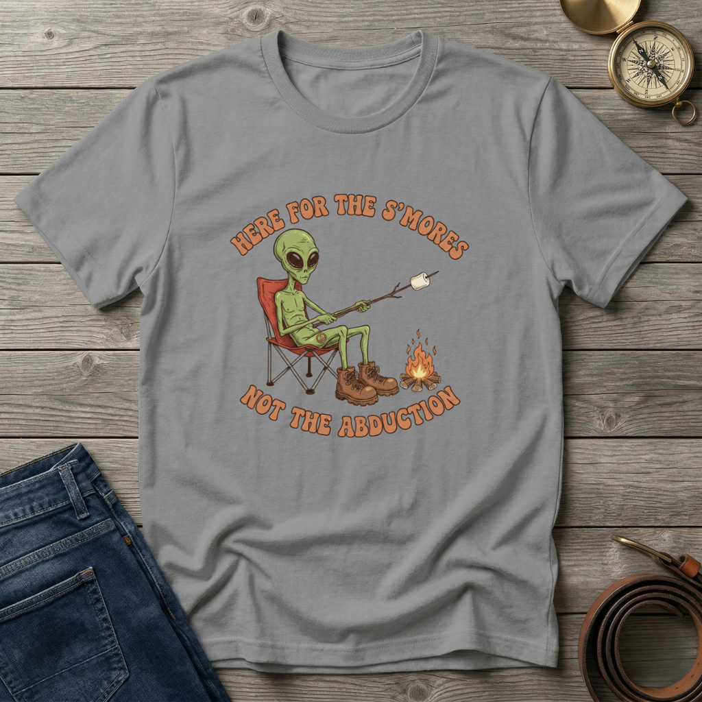 HERE FOR THE S'MORES T-SHIRT