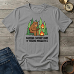 CAMPING NATURES WAY OF FEEDING MOSQUITOES T-SHIRT