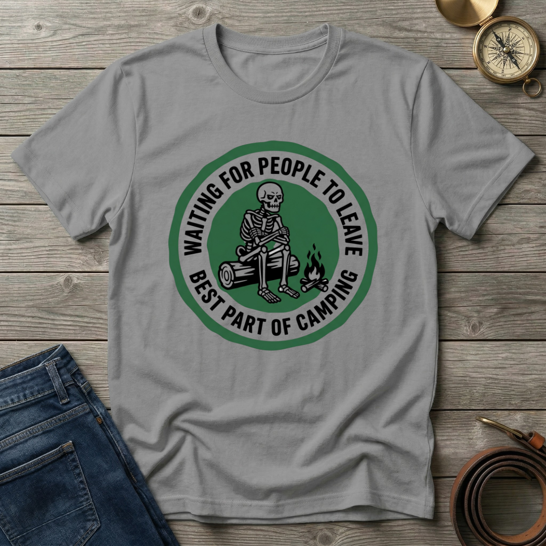 WAITING FOR PEOPLE TO LEAVE T-SHIRT