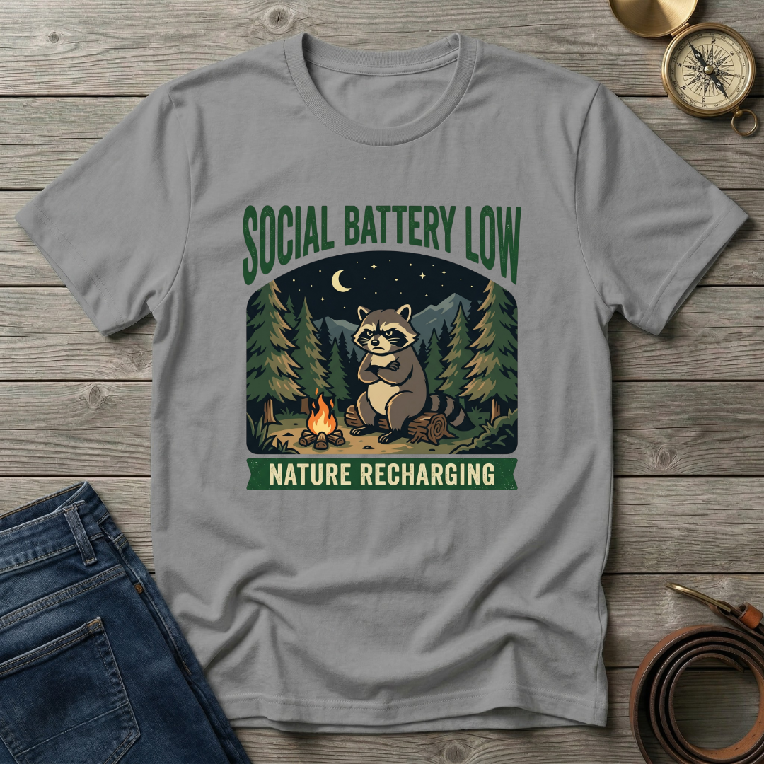 SOCIAL BATTERY LOW T-SHIRT