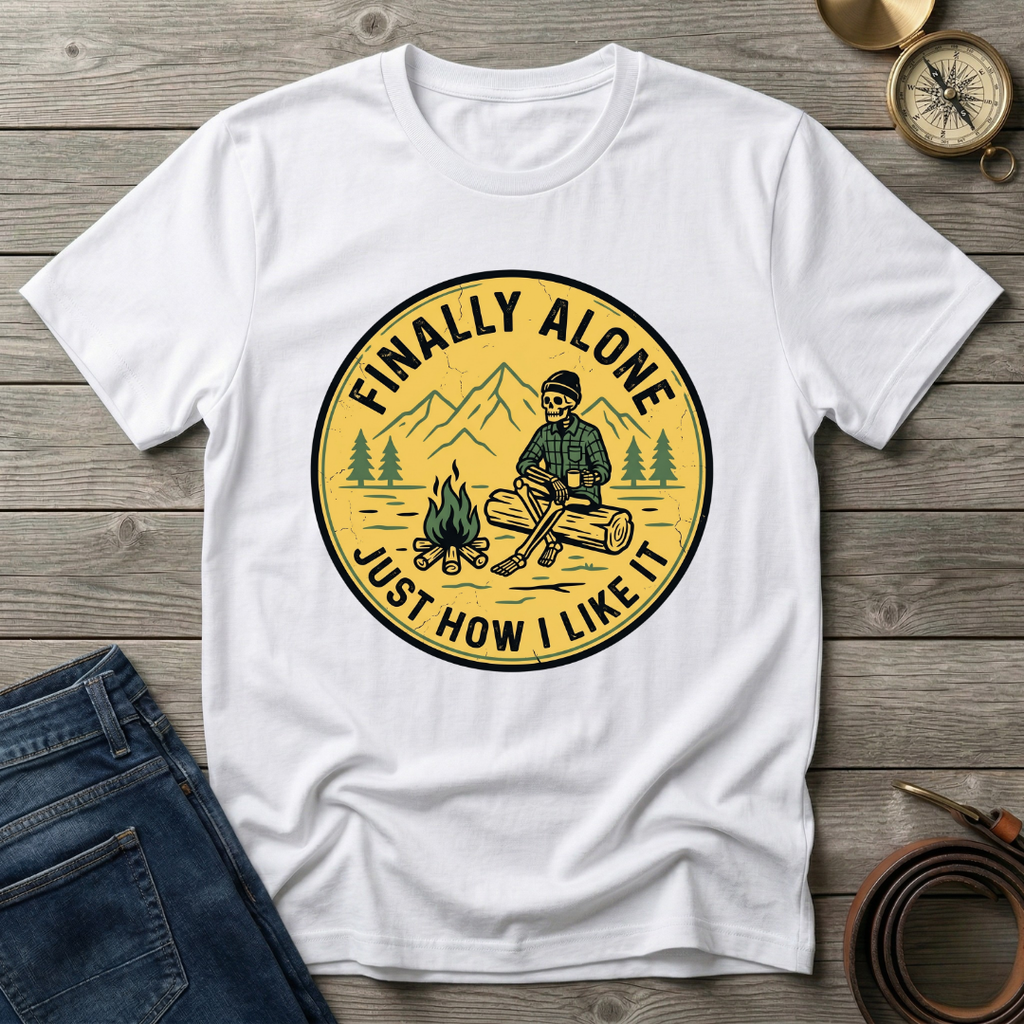 FINALLY ALONE T-SHIRT