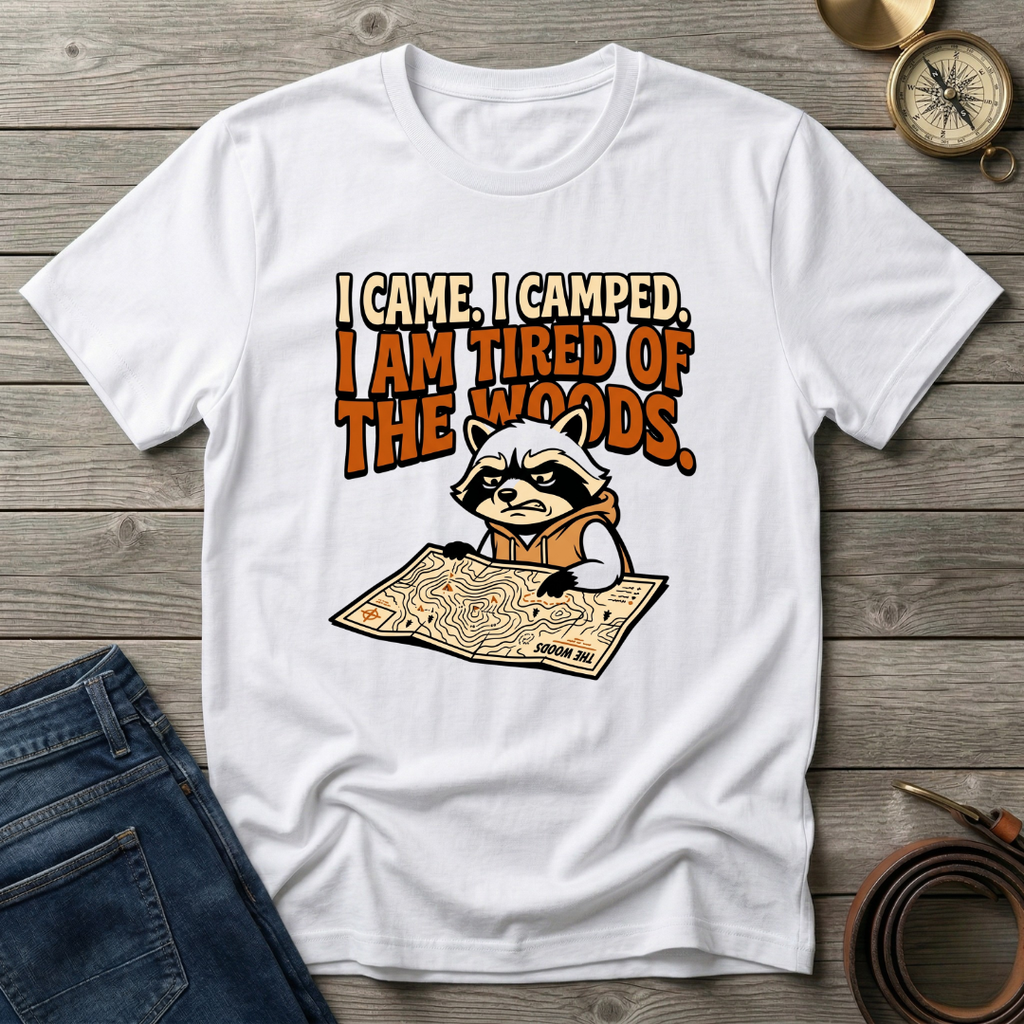 I CAME I CAMPED T-SHIRT