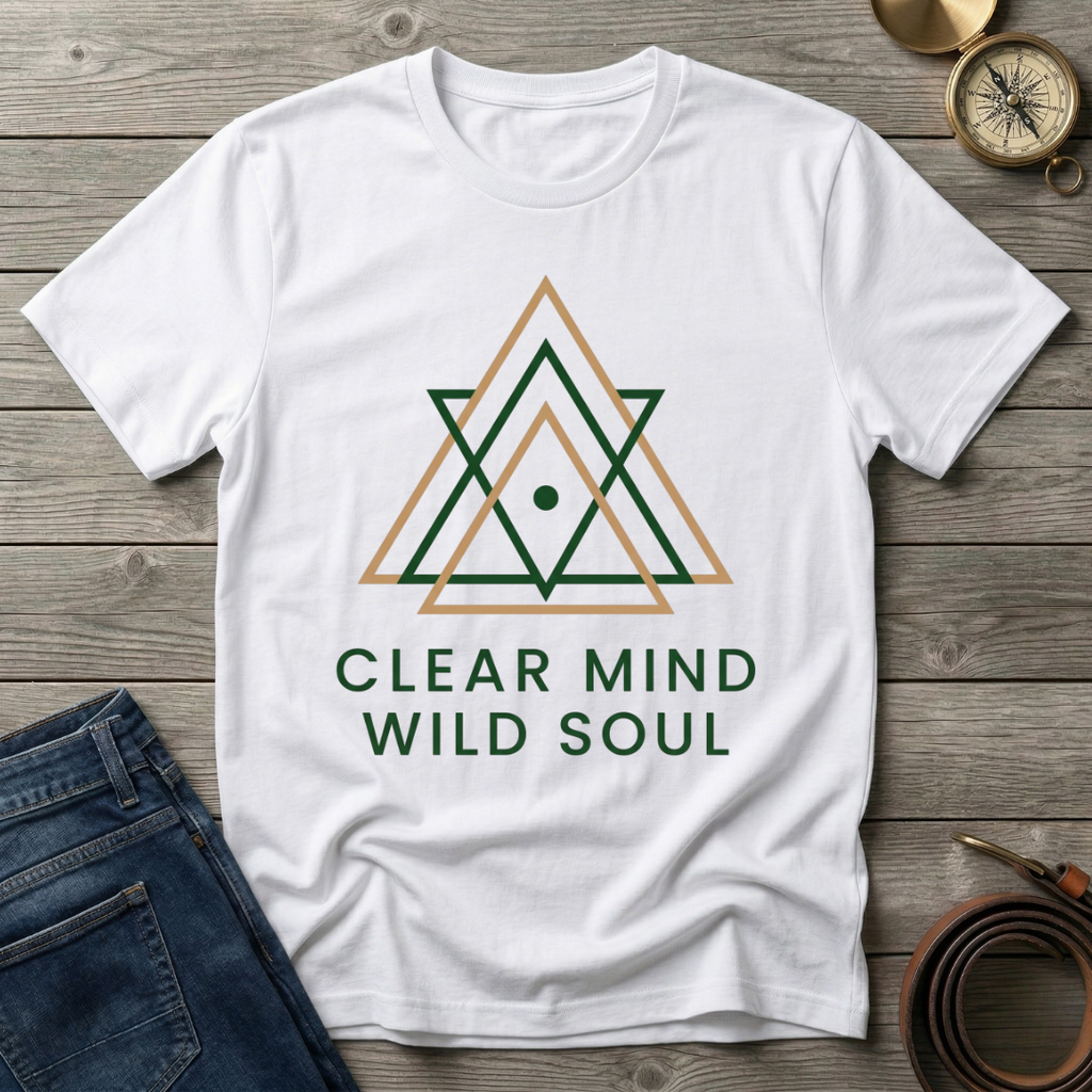 CLEAR MIND WILD SOUL T-SHIRT
