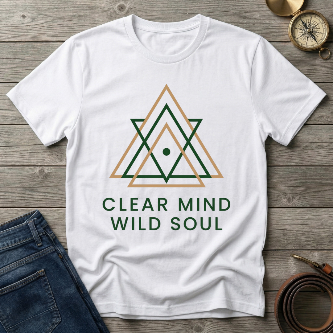CLEAR MIND WILD SOUL T-SHIRT