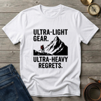 ULTRA LIGHT GEAR ULTRA HEAVY REGRETS T-SHIRT