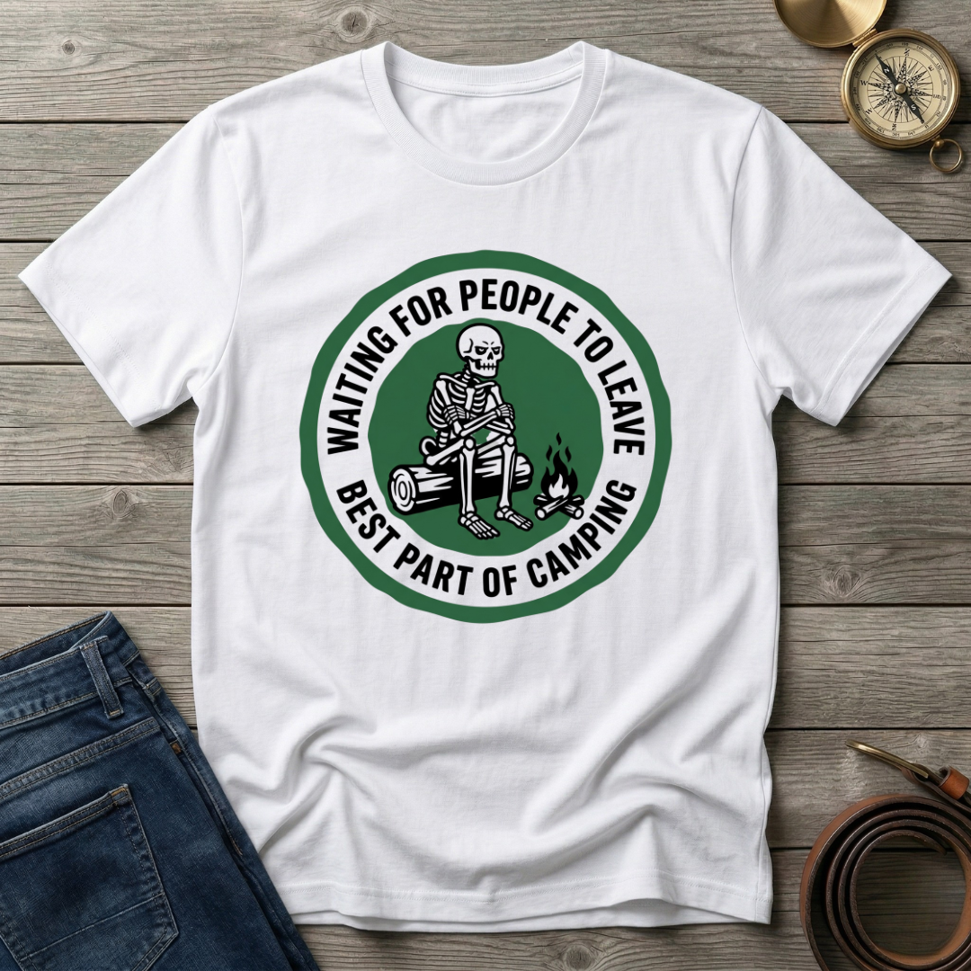 WAITING FOR PEOPLE TO LEAVE T-SHIRT