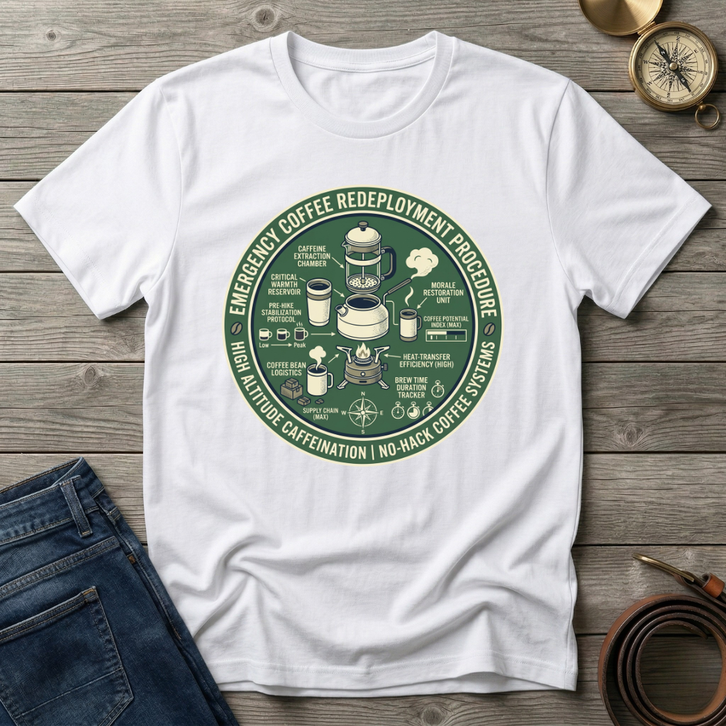 EMERGENCY COFFEE REDEPLOYMENT T-SHIRT