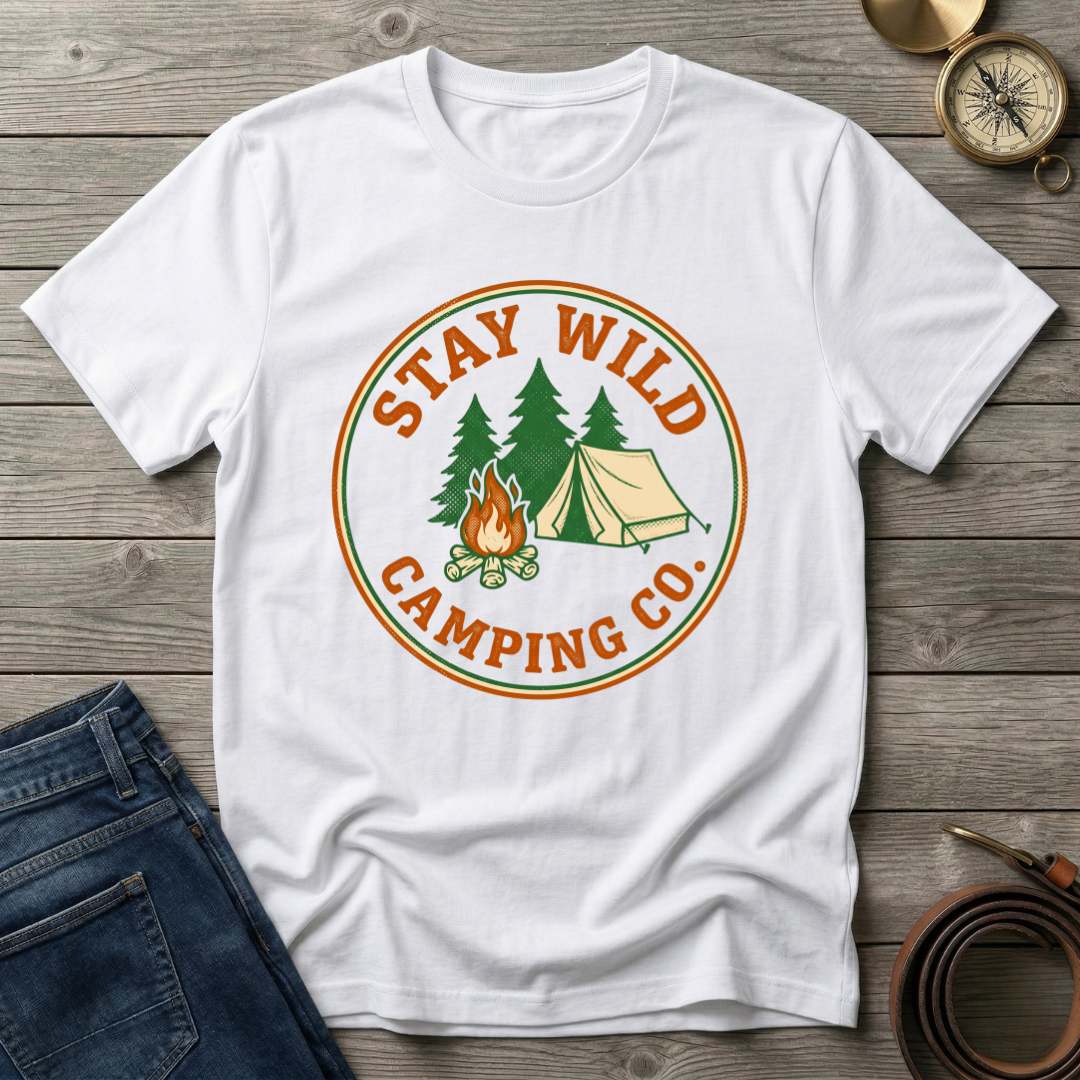 STAY WILD CAMPING CO T-SHIRT