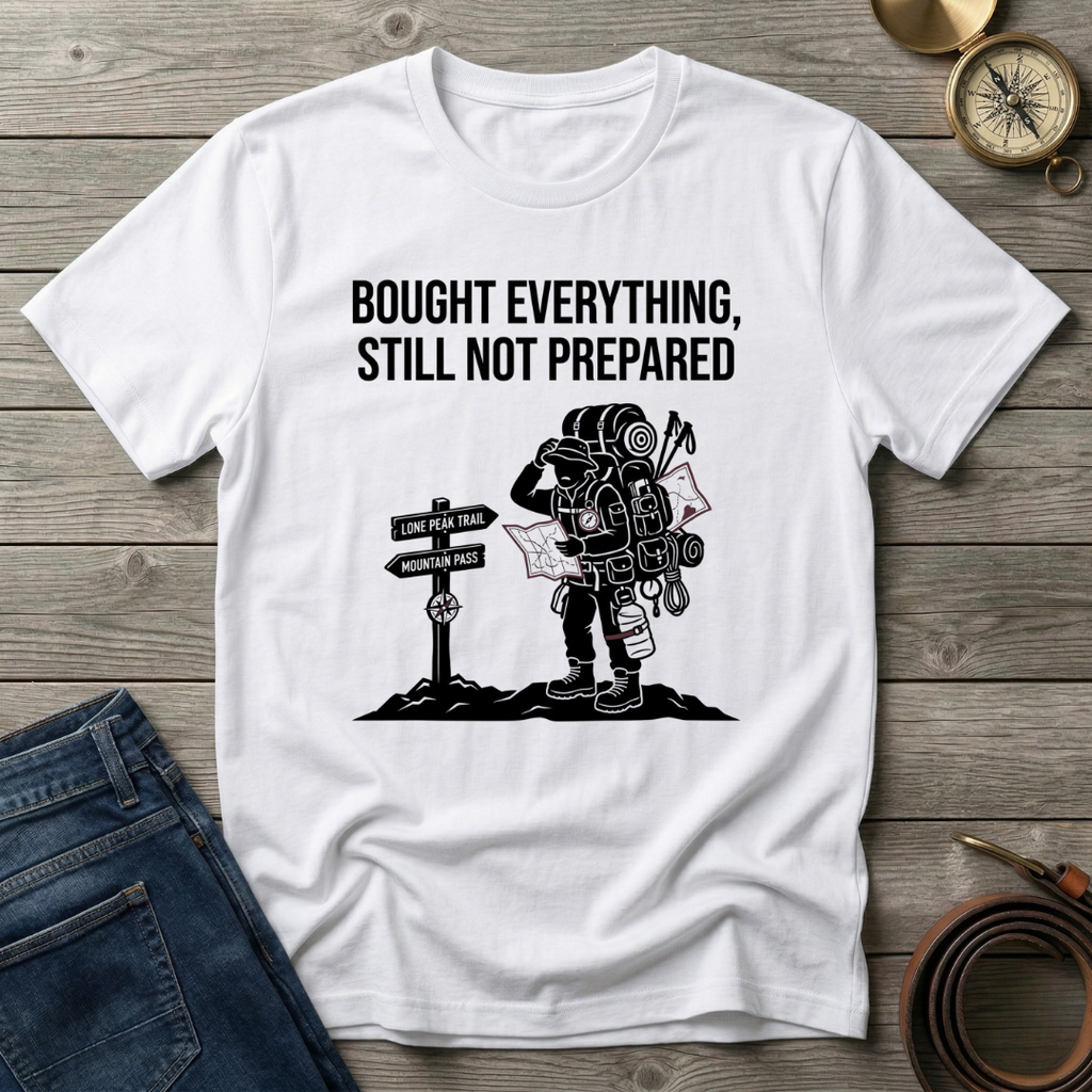 BOUGHT EVERYTHING STILL NOT PREPARED T-SHIRT