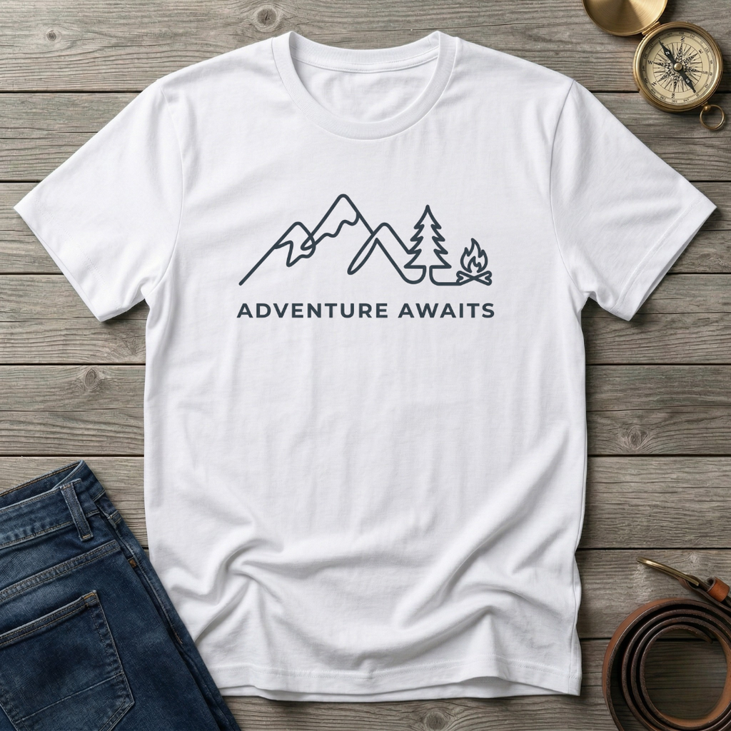 ADVENTURE AWAITS T-SHIRT