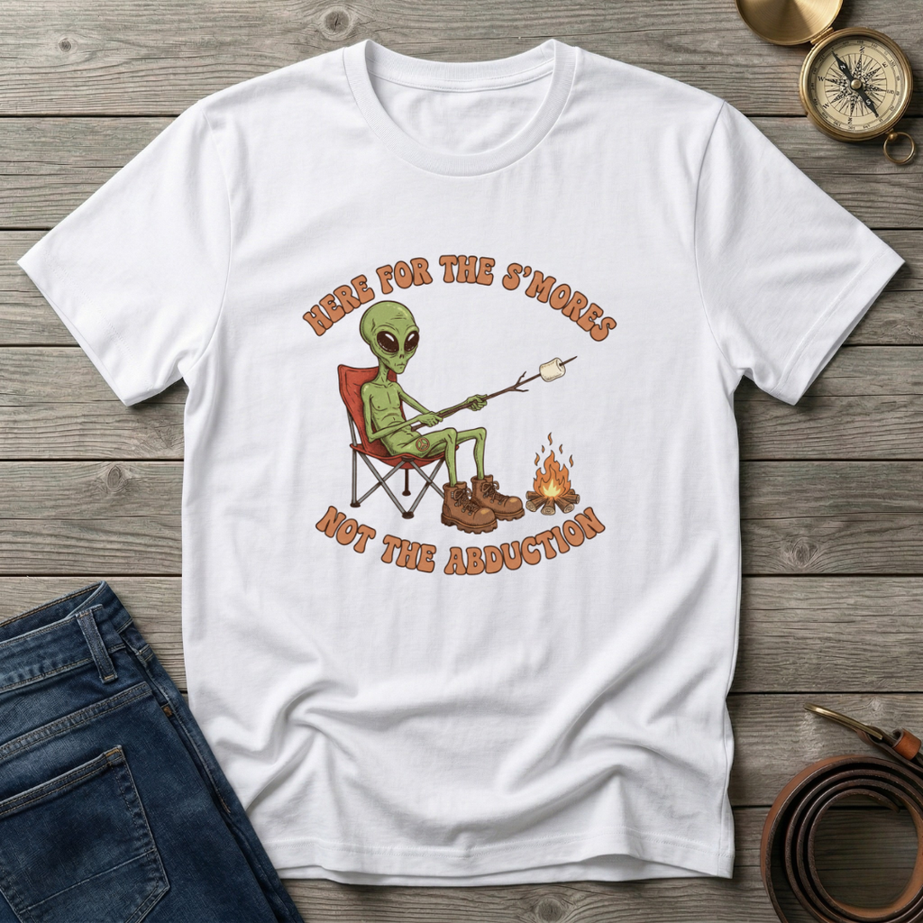 HERE FOR THE S'MORES T-SHIRT