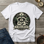 MY SOCIAL BATTERY DIED IN THE WOODS T-SHIRT