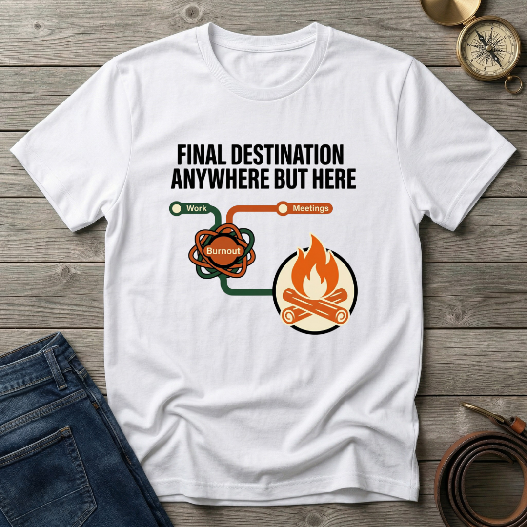 FINAL DESTINATION ANYWHERE BUT HERE T-SHIRT