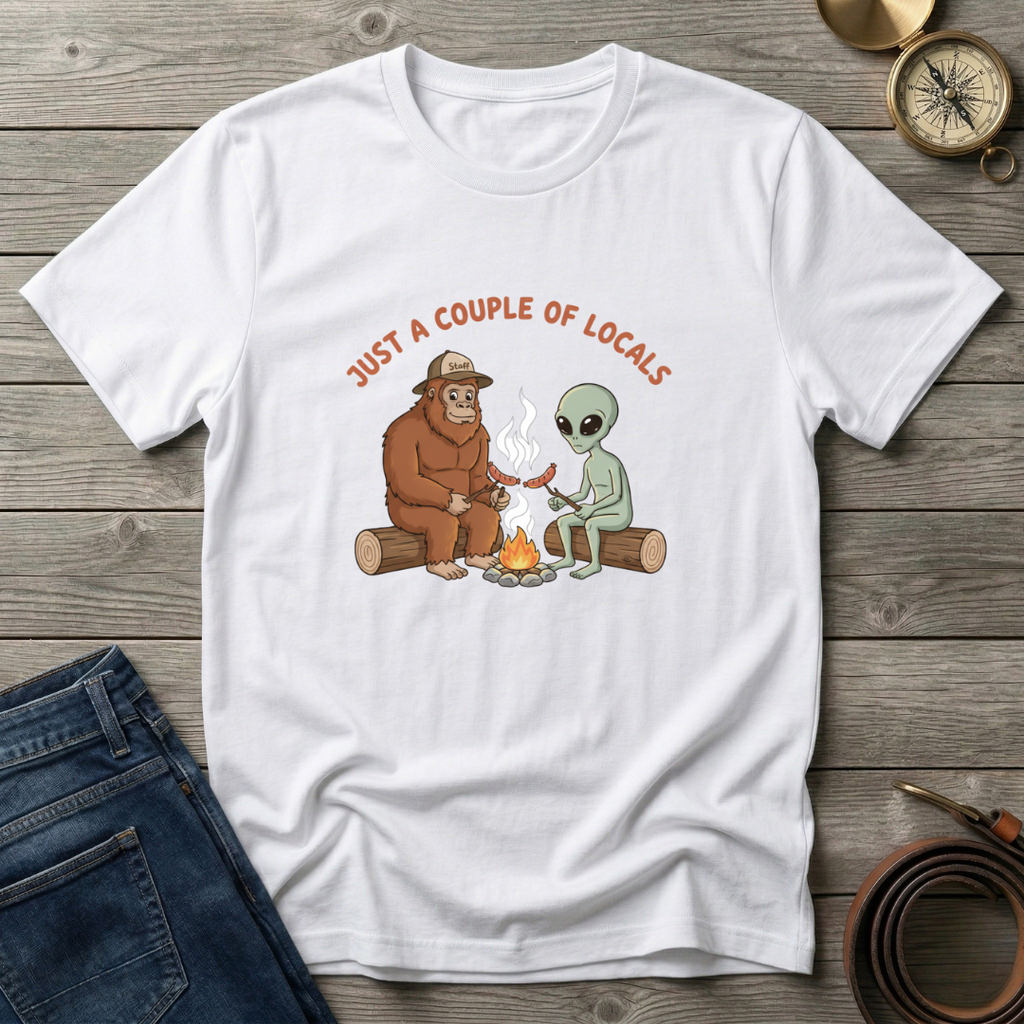 JUST A COUPLE OF LOCALS T-SHIRT