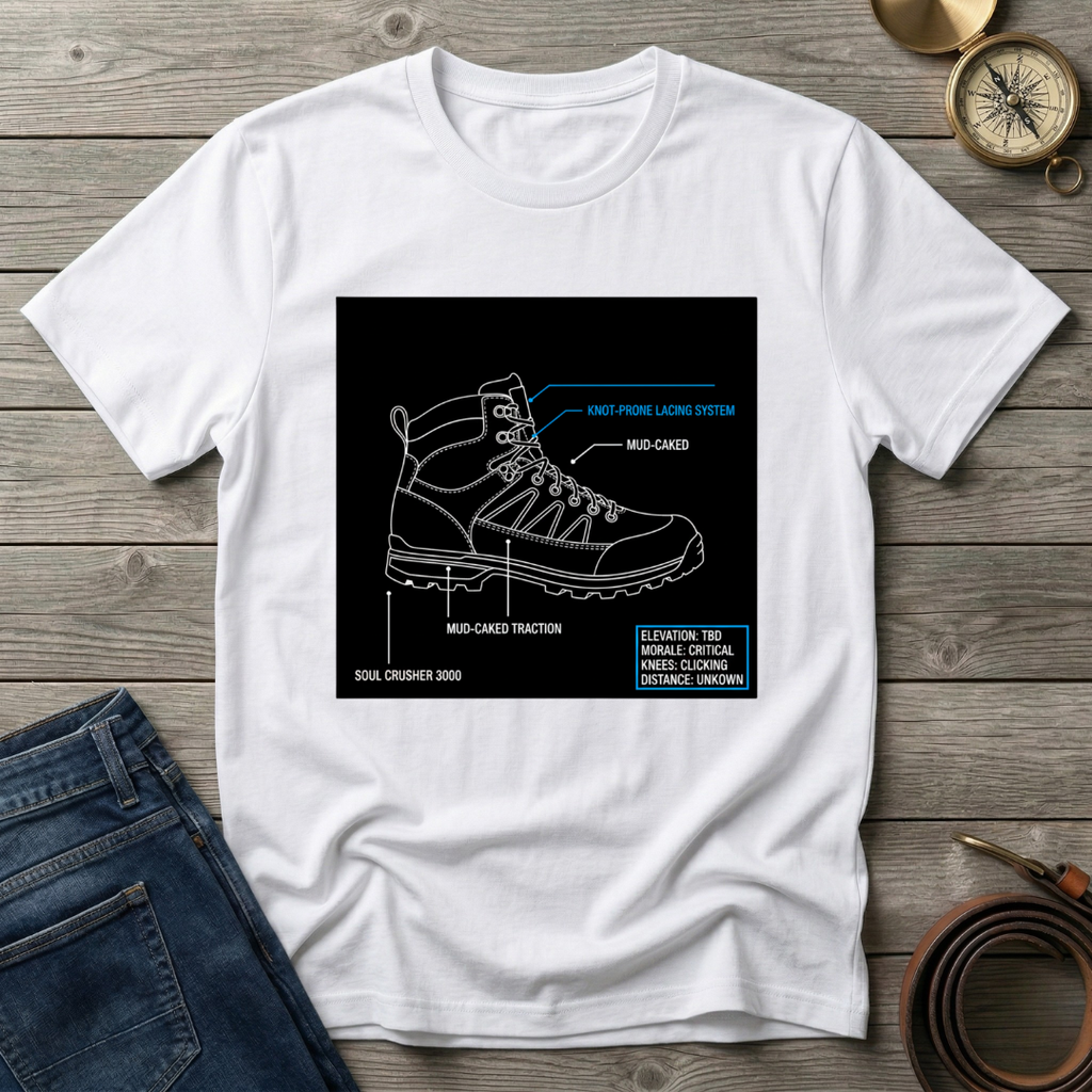 SHOE DIAGRAM T-SHIRT