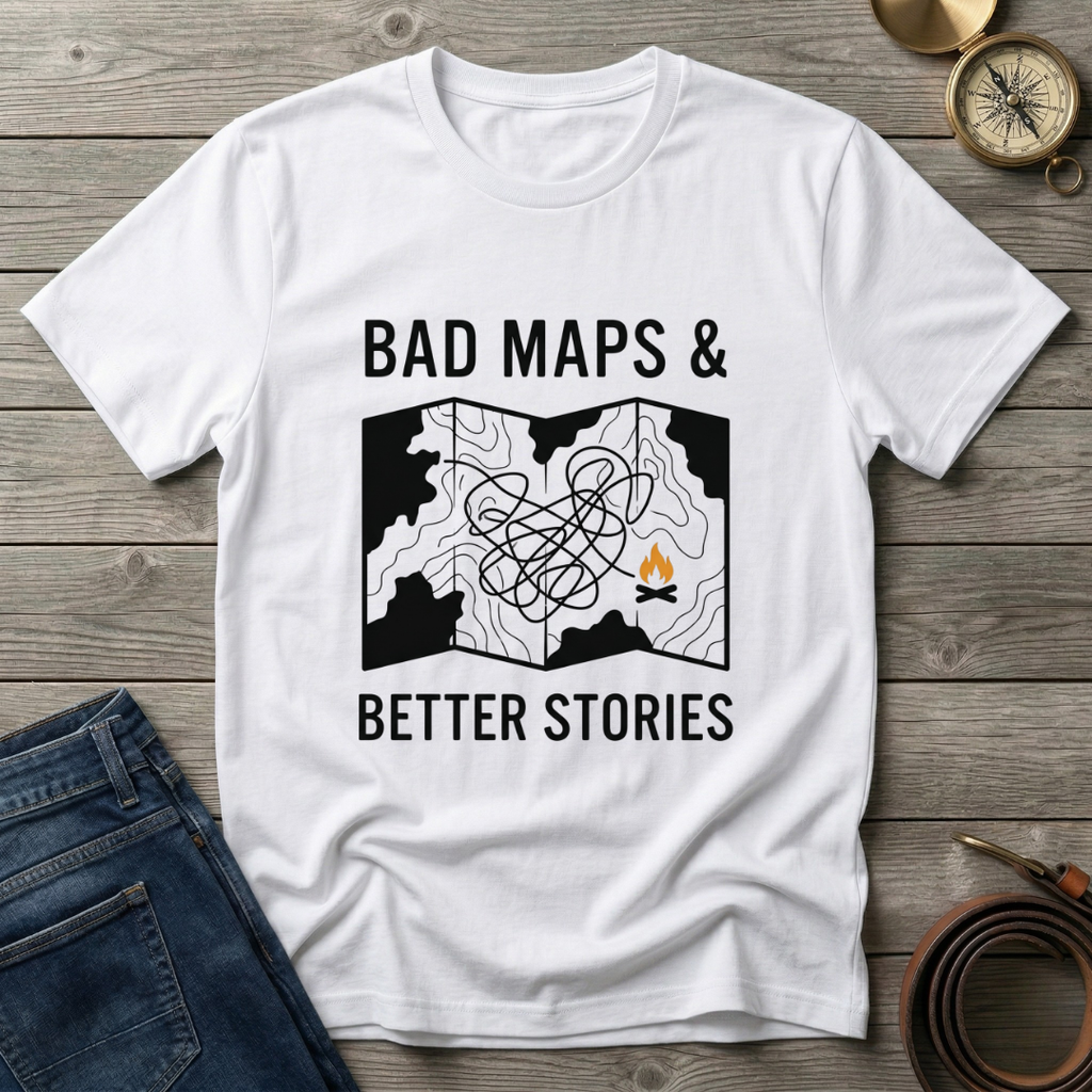 BAD MAPS BETTER STORIES T-SHIRT