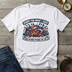 WHILE WE WERE PITCHING THE TENT T-SHIRT
