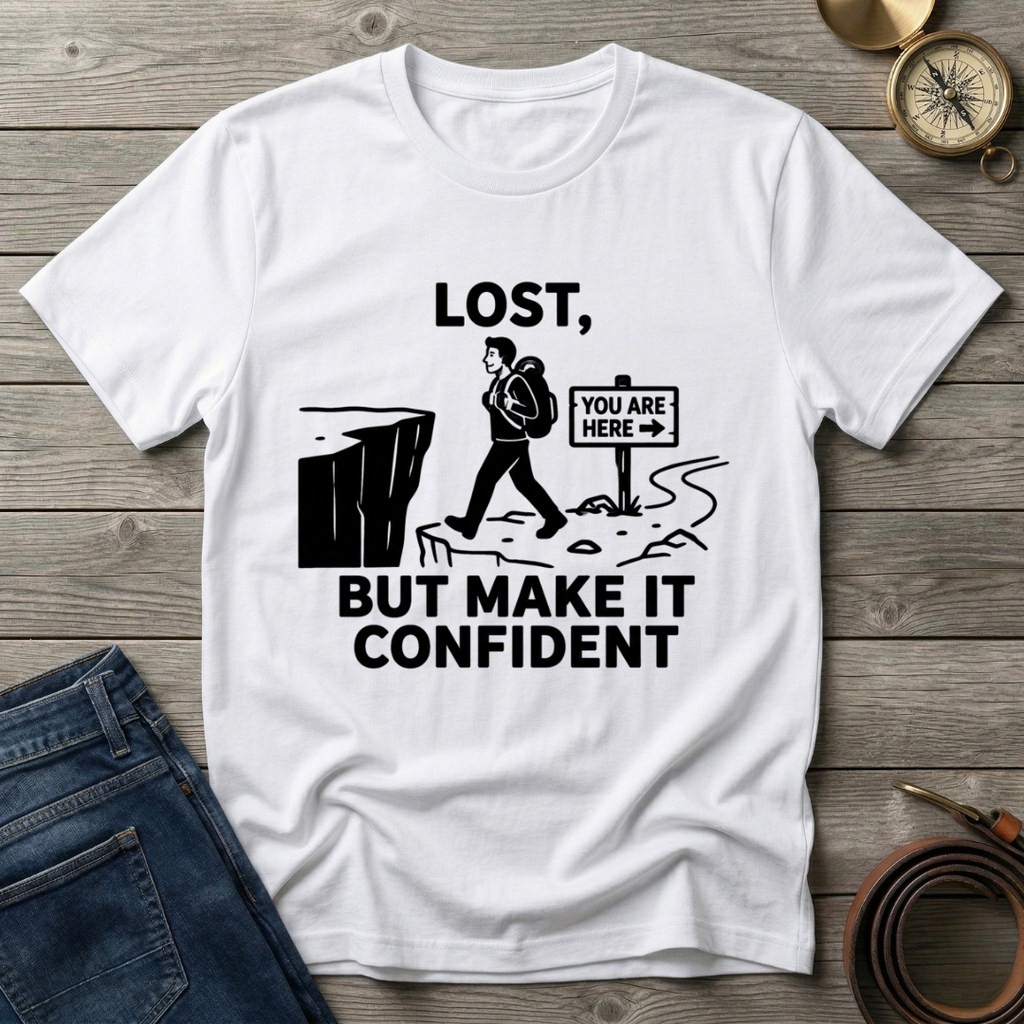 LOST BUT MAKE IT CONFIDENT  T-SHIRT