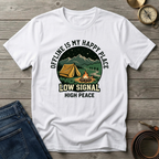 OFFLINE IS MY HAPPY PLACE T-SHIRT